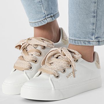 Kaporal - Severine Zapatillas Mujer C400348 Blanco Oro Claro