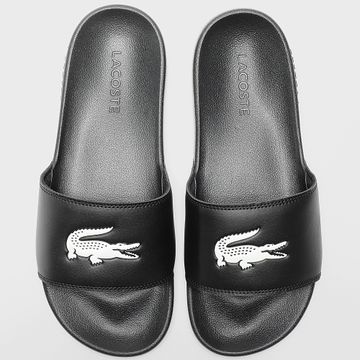 Lacoste - Serve Slide 0.0 Logo Cocodrilo Sneakers Negro