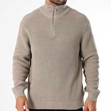 Classic Series - Cole 232039 Jersey Beige Cuello Cremallera