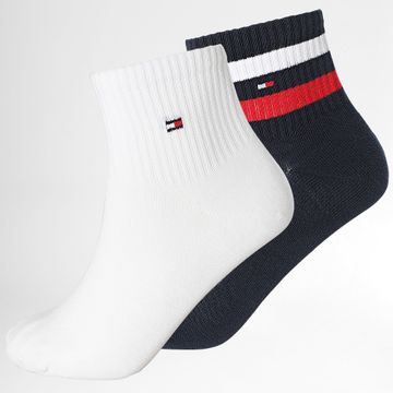 Tommy Hilfiger - Juego De 2 Pares De Calcetines 2937 Blanco Azul Marino
