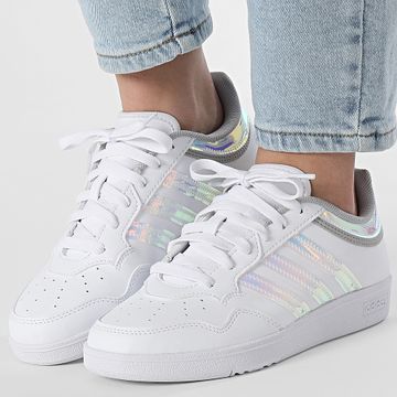Adidas Performance - Hoops 4.0 W Zapatillas Mujer JQ2781 Nube Blanco Gris Dos