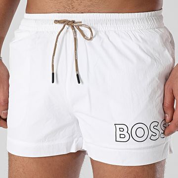 BOSS - Shorts de baño Mooneye 50469280 Blanco