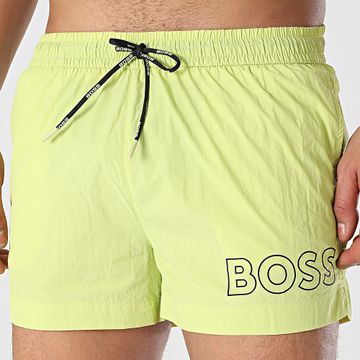 BOSS - Shorts de baño Mooneye 50469280 Verde