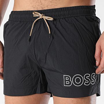 BOSS - Shorts de baño Mooneye 50469280 Negro