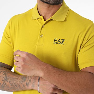 EA7 Emporio Armani - Polo Manga Corta 8NPF14-PJVQZ Amarillo Mostaza