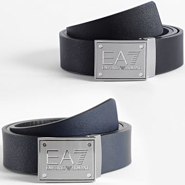 EA7 Emporio Armani - Cinturón Reversible 7X000091-AF14319 Negro Azul Marino
