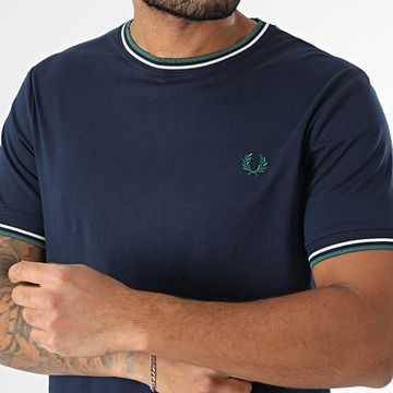 Fred Perry - Camiseta Twin Tipped M1588 Azul Marino