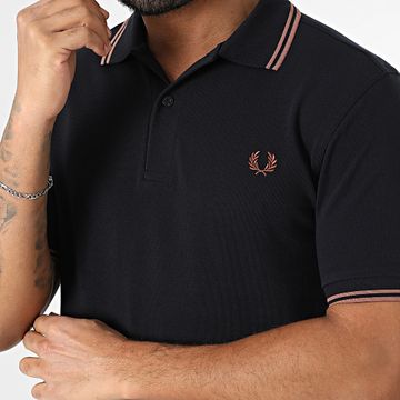 Fred Perry - Polo Manga Corta Doble Punta MM3600 Azul Marino