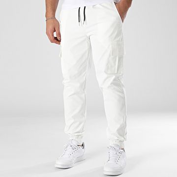 Frilivin - Pantalones cargo blancos