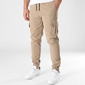 Frilivin - Pantalones cargo camel