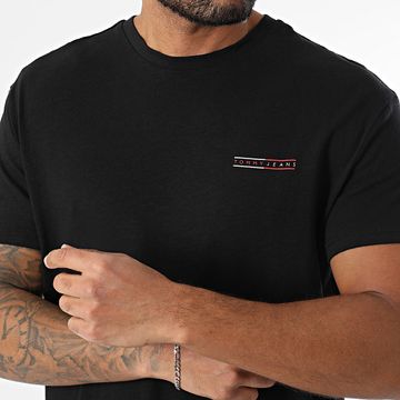 Tommy Jeans - Graphic Slub Tee Shirt 1303 Negro