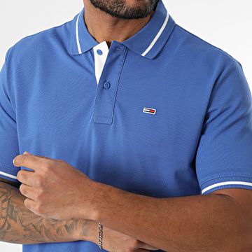 Tommy Jeans - Polo Manga Corta Tipped 0745 Azul Real