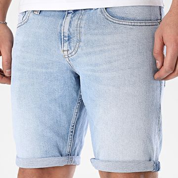 Tommy Jeans - Pantalones cortos vaqueros Scanton Slim 0954 Denim azul