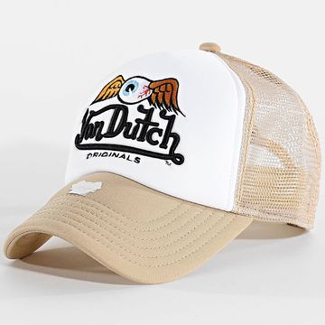 Von Dutch - Trucker Baker Gorra 7030167 Beige Blanco