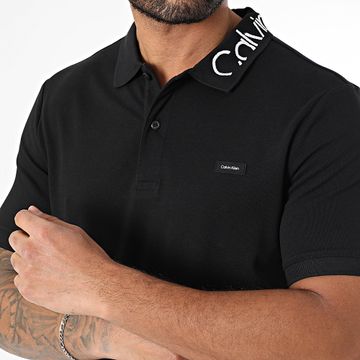 Calvin Klein - Polo Manga Corta Piqué Logo 4474 Negro