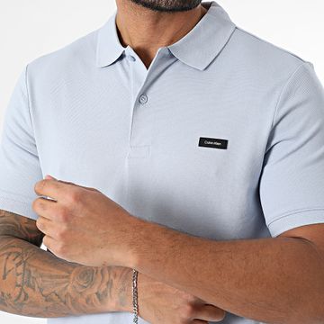 Calvin Klein - Polo Manga Corta Slim Stretch Piqué 1196 Azul Claro