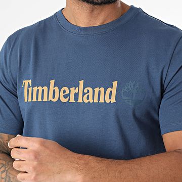 Timberland - Linear Logo Tee Shirt A5UPQ Azul Marino