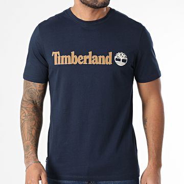 Timberland - Linear Logo Tee Shirt A5UPQ Azul Marino
