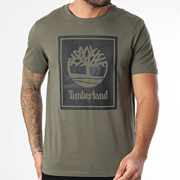 Timberland - Camiseta A5WQQ Verde caqui oscuro