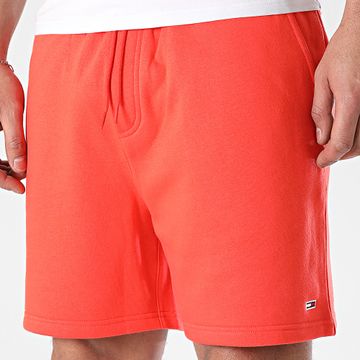 Tommy Jeans - Pantalones cortos de jogging naranja Flag Beach 1931