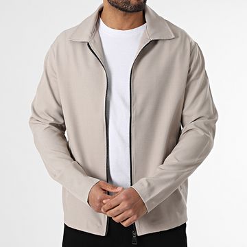 Uniplay - Chaqueta beige con cremallera