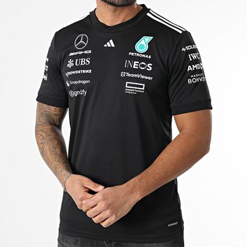 Adidas Performance - Mercedes AMG Stripes Tee Shirt JW5361 Negro