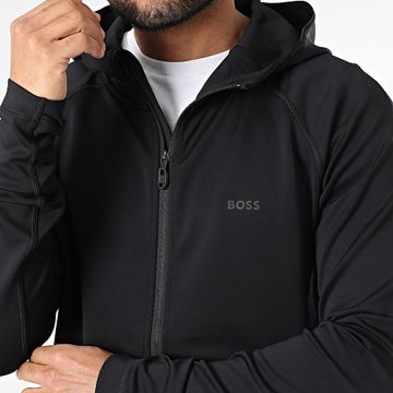 BOSS - Sicon Active Chaqueta con capucha y cremallera 50531224 Negro