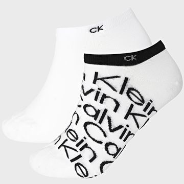 Calvin Klein - Lote de 2 pares de calcetines 701218714 Blanco