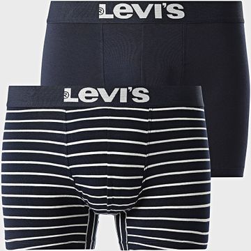 Levi's - Juego de 2 calzoncillos bóxer azul marino 905011001