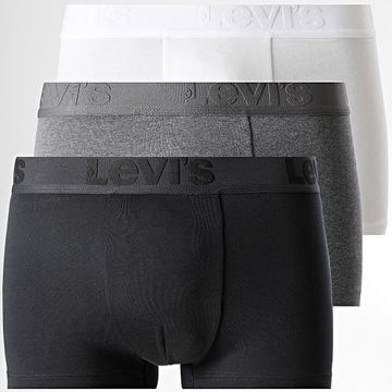 Levi's - Juego de 3 calzoncillos bóxer 905042001 Blanco Gris Brezo Negro