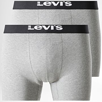 Levi's - Juego de 2 calzoncillos bóxer 701222842 Gris jaspeado
