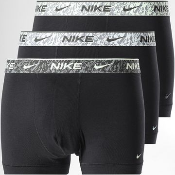 Nike - Set De 3 Boxers KE1008 Negro Gris Verde Caqui Amarillo