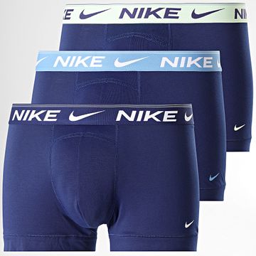 Nike - Juego de 3 bóxers Dri-Fit Ultra Comfort KE1256 Azul marino Amarillo claro