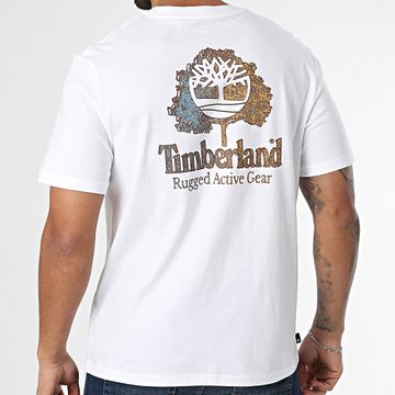 Timberland - Camiseta Rugged Active Gear Back A6DMA Blanca