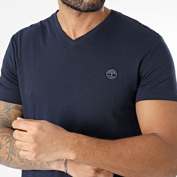 Timberland - Camiseta cuello pico A2BPT Azul marino