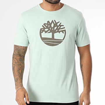 Timberland - Camiseta Logo Árbol A2C2R Verde Claro