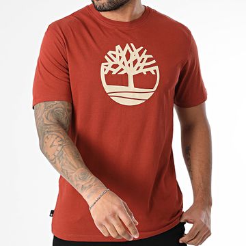 Timberland - Camiseta Logo Árbol A2C2R Burdeos
