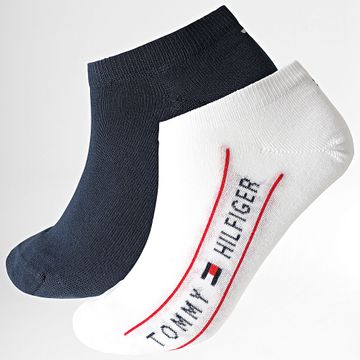 Tommy Hilfiger - Juego De 2 Pares De Calcetines 2933 Blanco Azul Marino