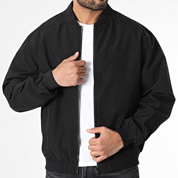 Jack And Jones - Chaqueta Charge Bomber Negra