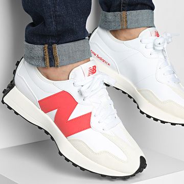 New Balance - Baskets 327 U327SKA Blanco Rojo