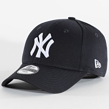 New Era - Gorra de niño 940 MLB League Basic NY 10877283 Azul Marino Blanco