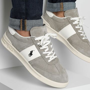 Polo Ralph Lauren - Zapatillas Heritage Aera Gris Blanco