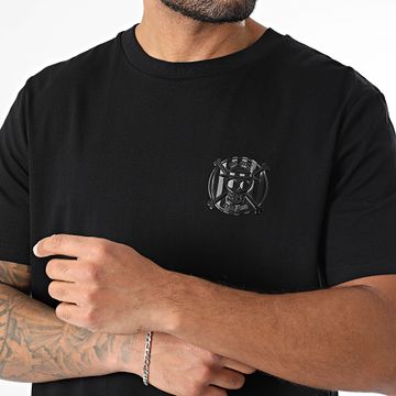One Piece - Oversize Tee Shirt Large Badge Logo Negro