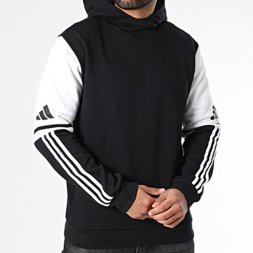 Adidas Performance - Sudadera con capucha SQ25 JE2776 Negro Blanco