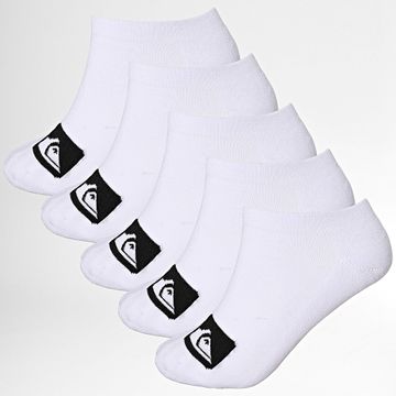 Quiksilver - Lote de 5 pares de calcetines EQYAA04067 Blanco