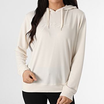 Guess - Sudadera con capucha para mujer O5GQ00-KCQ72 Beige