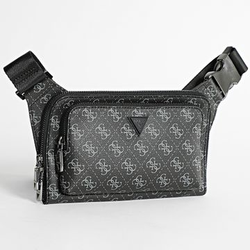 Guess - HMMILOP5214 Bolso Banana Negro Gris Carbón