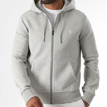 Polo Ralph Lauren - Sudadera con capucha y cremallera Original Player Gris claro