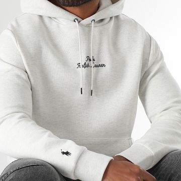 Polo Ralph Lauren - Sudadera Logo Bordado Crudo Chiné