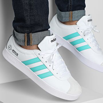 Adidas Performance - Baskets VL Court Mer JR1069 Footwear White Semi Mint Rush Core Black